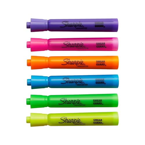 Image of Sharpie Tank Highlighters, Fluorescent And Pastel Highlighters, Chisel Tip, Highlighter Markers Set, Assorted Colors, Value Pack, 36 Count - School, Office, Teacher Supplies