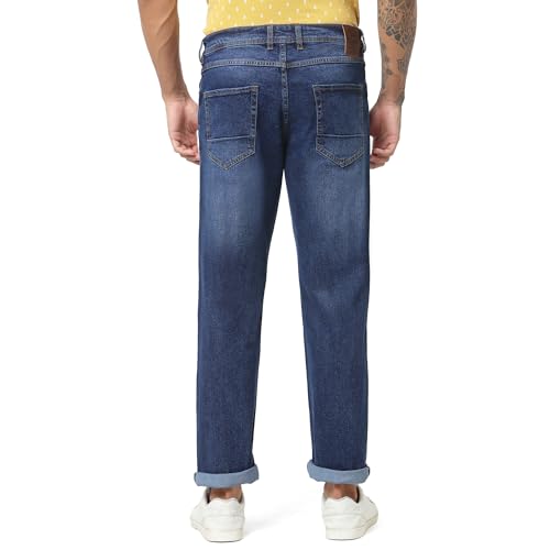 Image of i'sol Men's Premium Baggy Jeans | Loose FIT Jeans | Light Stretch | Baggy Jeans for Men | Casual Denim