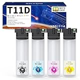 Skydo Cartucce d'inchiostro T11D ad alta capacità, compatibili con Epson T11D1, T11D2, T11D3, T11D4 per Workforce-Pro WF-C5390DN, WF-C5390DW, WF-C5390DW BAM, WF-C5890DW, WF-C5890DWF BAM