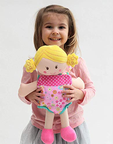 Baby Whitney Patchwork Pink Doll Front Carrier With Straps #TOP3