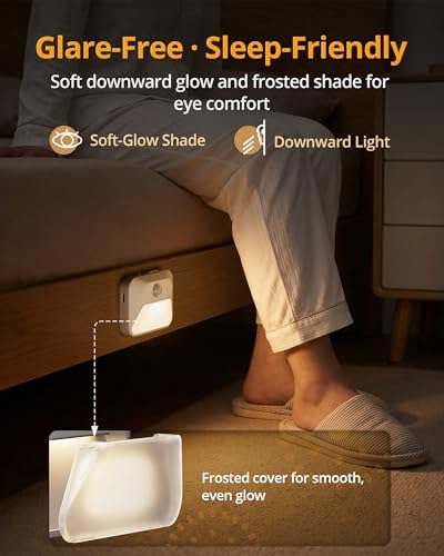 Image of Lyridz Rechargeable Sync Motion Sensor Night Lights, 6 Pack