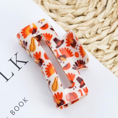 Pinza para cabello temática de Acción de Gracias miniatura 3