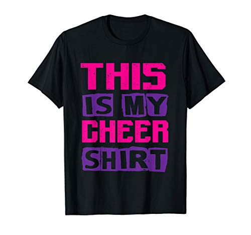 This is my Cheer Shirt - Cheerleading Tumble Cheerleader Tee T-Shirt