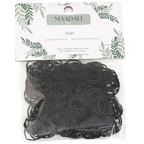 Mini/Petit élastiques de couleur noir pour cheveux Afro/Crépus/Frisé/Bouclé Type : 3C 4A 4B 4C