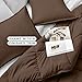 Bare Home Comforter Set - King/California King Size - Ultra-Soft - Goose Down Alternative - Premium 1800 Series - All Season Warmth (King/Cal King, Cocoa)
