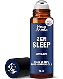 Zen Sleep Essential Oil Roll-On 10 ml - Calming Blend for Serenity & Deep Sleep with Lavender, Rosemary - Easy-to-Use Roller Ball - Nexon Botanics