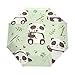 Mignon Panda De Bambou Parapluie Pliant Femme Homme Automatique Coupe-Vent Ultra-léger Parapluies de Voyage