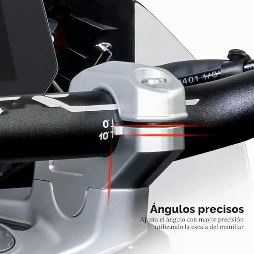 Elevador de manillar BMW R1300GS Adventure 2024 con abrazadera de aluminio 5