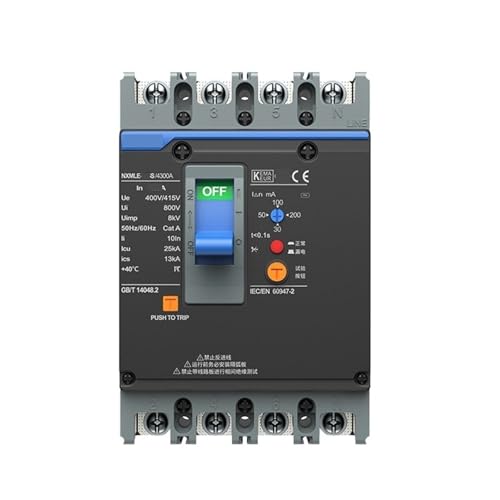 Disyuntor de fuga NXMLE-125S 63A magnetotérmico trifásico 4p para cuadro eléctrico