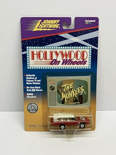 The Monkees Monkeemobile Johnny Lightning Hollywood on Wheels die-cast 1/64 scale