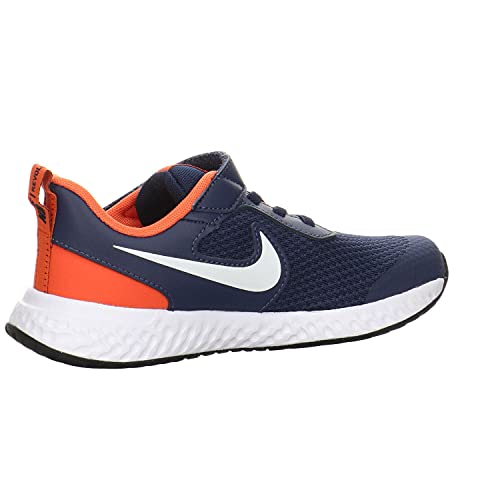 Tênis Nike Revolution 5 Azul e Laranja - Infantil - 32 - Azul