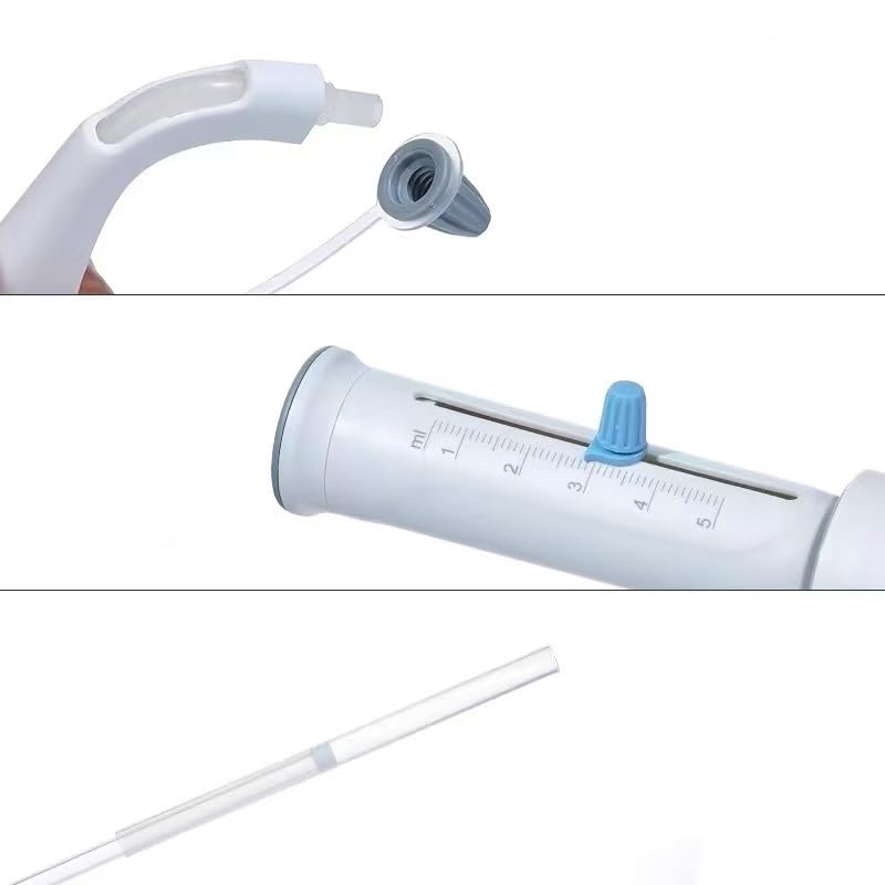 Bottle Cap Dispenser, Adjustable quantitative Laboratory Dispenser, Large Capacity up to 100mL Fully high-Pressure Sterilization Dispenser(Dispenser 0.5-5 ml)