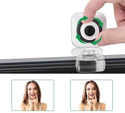Retoo Webcam met microfoon met helder stereogeluid en met automatische