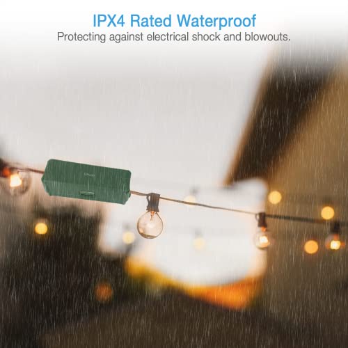 Outdoor Extension Cord Safety Cover, Diivoo 3 Pack Weatherproof Electrical Connection Box To Protect Outdoor Plug, Outlet, Socket, Christmas Holiday Decoration Light #TOP3