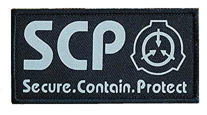 SCP Foundation Special Containment Procedures Foundation Logo Military Hook Loop Tactics Morale Luminous Patch (color1)