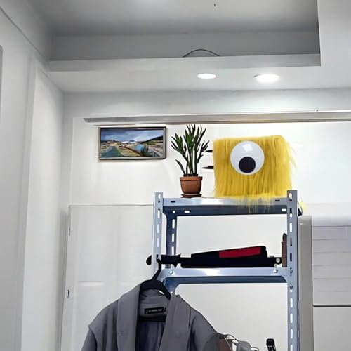 Image of AOODOOM 7.5 Inches Halloween Giant Googly Eyes - 2 Pcs Large Wiggle Eyes Self Adhesive for DIY Craft Decorations and Christmas Ornaments