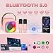 Mini Karaoke Machine for Kids Girls, Kids Karaoke Machine with 2 Wireless Microphones and LED Lights Toys for Christmas Birthday Party, Gifts for 4 5 6 7 8 9 10 Years