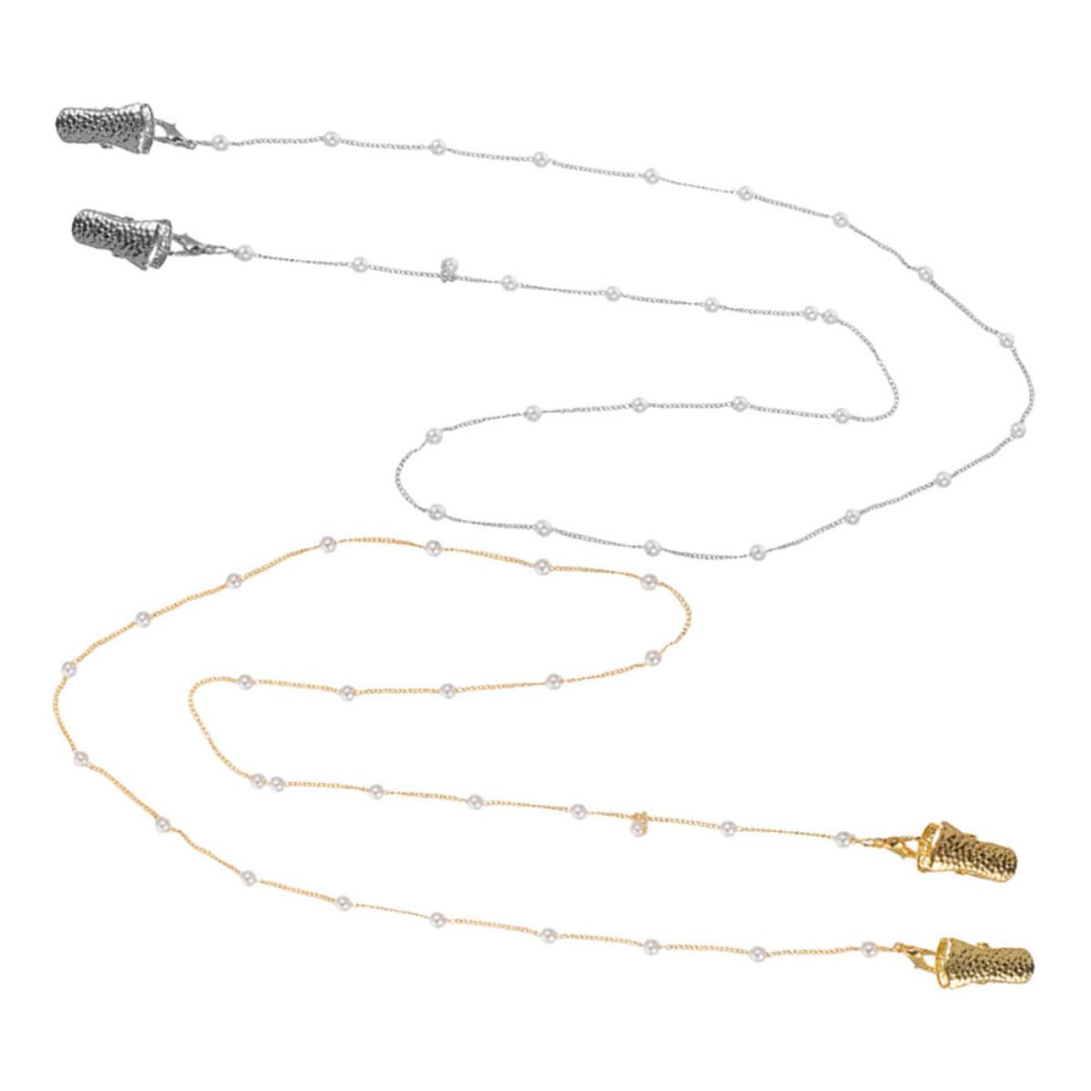 Operitacx 10 Unidades Cadenas para Gafas de Mujer Cuentas de Metal,