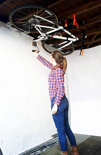 suporte de teto para bicicleta (Preto)