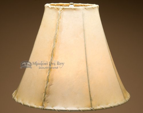 Rawhide Lamp Shades For Southwestern Lamps (16" Bell) #TOP8