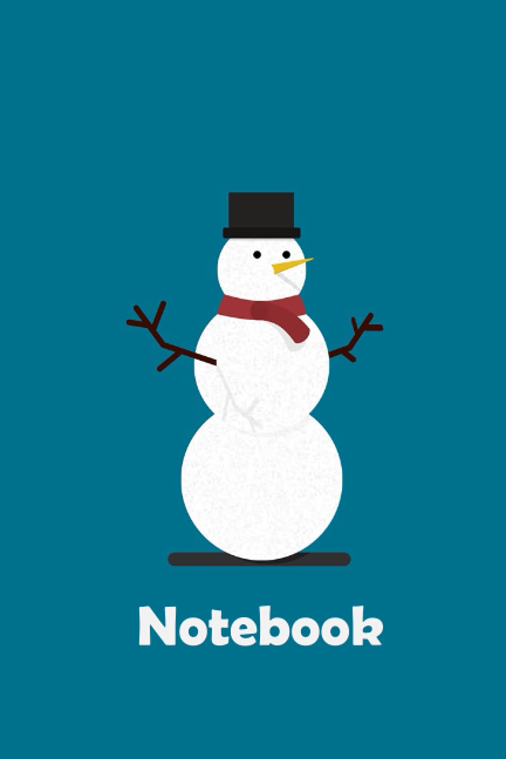 Notebook with snowman