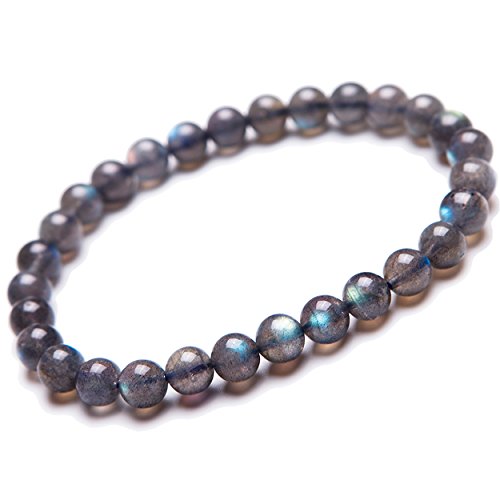 Bracelet labradorite naturelle 7mm accessoire zen pour vos séances de yoga et méditation