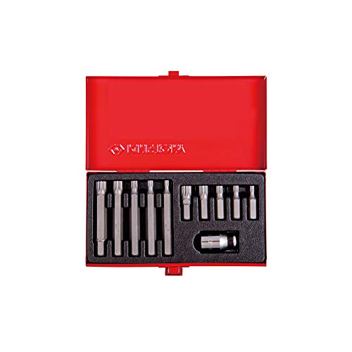 Caja de puntas KING TONY 1011MQ en acero templado de 10 mm para montajes industriales