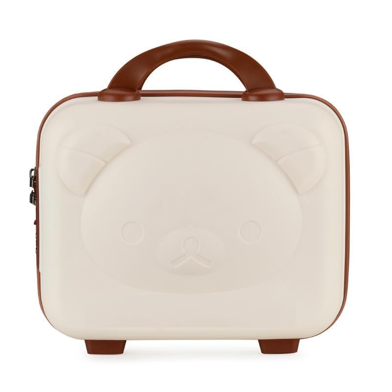 Sankirtan Mini Suitcase Hard Makeup Case Travel Case Toiletries Women Cartoon Travel Suitcase Storage Bag Cosmetic Case Box Beauty Makeup Case Bag with Lock System
