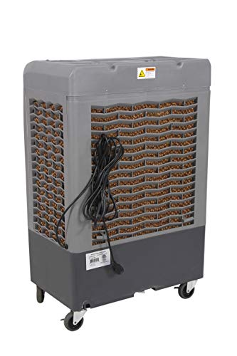 Hessaire Mc37M Evaporative Cooler, 3,100 Cfm, Gray #TOP7