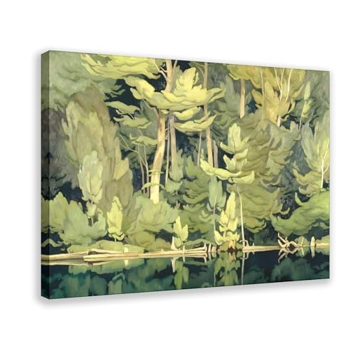 Toile paysage canadien Shore Pattern d'A.J. Casson, impression d'art musée