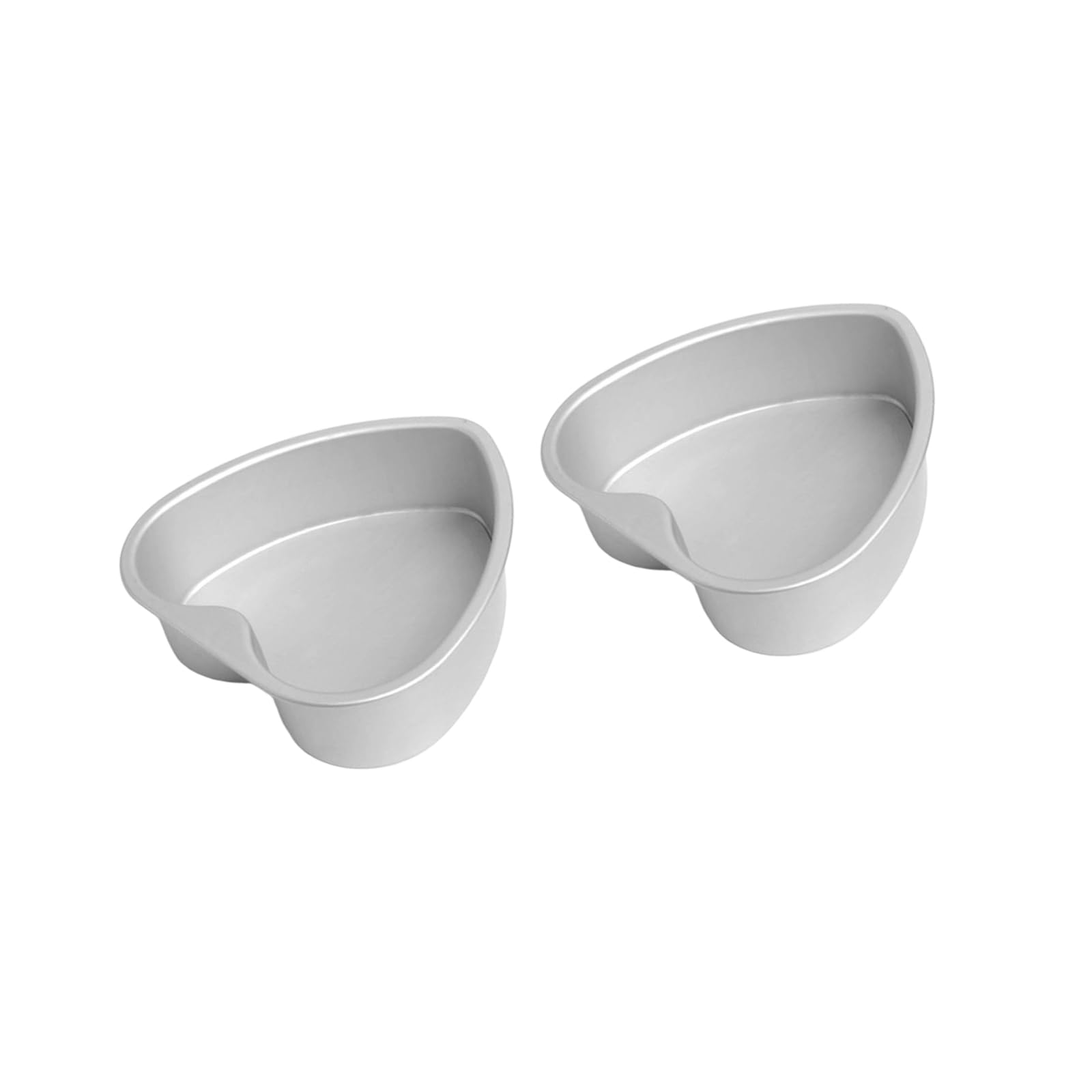 our fave Aluminum Heart Baking Molds Set of 2 6/8 / 10Inch Smooth Brims Hassle Releases Demolding Tool Baking Pan Sturdy Pan