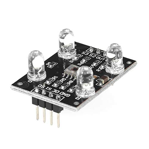 TCS230 TCS3200D Color Recognition Sensor Module Color Detector for MCU Arduino DC 3-5V Input Sensor Module : Black