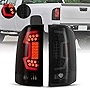 ROXX LED Sequential Tail Lights Fit for 2007-2013 Chevy Silverado 1500 2500HD 3500HD, Chevy Silverado Pickup Tail Lights Assembly Replacement,1 Pair(Smoke Lens)