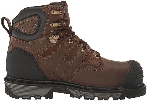 KEEN Utility Men's CSA Camden 6” Composite Toe Waterproof Heavy Duty Work Boots, Dark Earth/Black, 9 Wide | Image 5