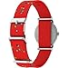 Timex Unisex Peanuts Weekender 31mm Watch - Red Strap White Dial Silver-Tone Case