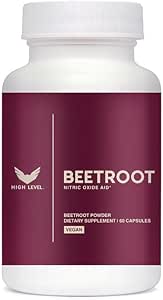 Amazon.com: High Level Organic Beetroot | 1300mg | 60 Veggie Capsules ...