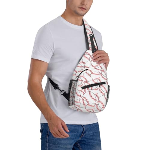 Image of Sling Backpack For Men Hiking Daypack Crossbody Shoulder Bag Travel Chest Pack | Hiking