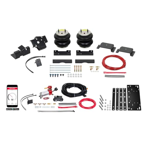 Firestone Airide 2884 All-In-One Wireless Rear Air Spring Kit fits 2014-2026 Ram 2500 without Factory Air Assist | Up to 5,000 lbs Load Capacity | 5-100 PSI | Easy Installation