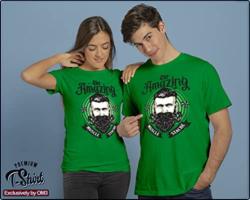 T-shirt hipster Muscle-Beard OM3 pour vos sorties d&eacute;contract&eacute;es - 6