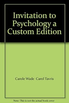 Invitation to Psychology a Custom Edition