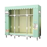 ✿L'armoire est facile à assembler : notre armoire doit être assemblée par vous-même. Suivez les instructions et les directives pour rendre l'assemblage plus rapide et plus facile. Les tubes se connectent à différents connecteurs pour exposer vos vêtements sur la penderie. Maximisez votre espace et gardez votre maison propre.