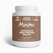 Whey Isolate Protein Powder, Only 3 Ingredients, Whey Protein Isolate, No Seed Oils, No Added Sugar, No Sucralose, 1.51 lbs 1.54, Chocolate