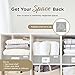 VIVIDECOR Trapezoid Closet Bins for Shelves – 12x12x10 Fabric Storage Baskets, Closet Organizers Bins, Open Front Fabric Baskets, Collapsible Organizer Boxes for Clothes, Linen – Light Gray, 3 Pack