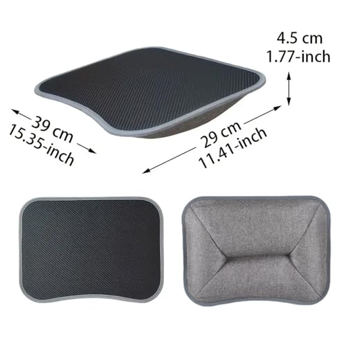 Escritorio Portátil con Cojín: Bandeja De Madera para Computadora Portátil, Reposamuñecas, Soporte para Computadora Portáti, Almohada Acolchada, Mesa De Regazo para Cama, Sofá, Trabajo, Estud - imagen 7