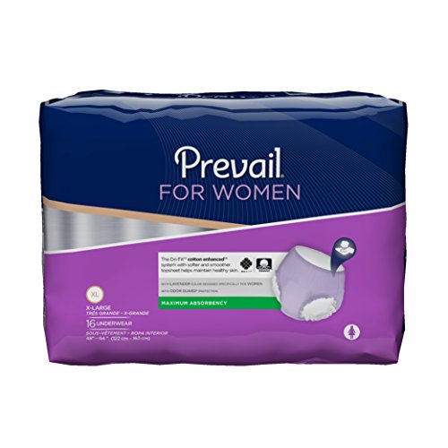 Prevail Maximum Absorbency Incontinence Underwear For Women, Extra Large, 16 Count #TOP18