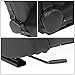 DNA MOTORING 2PCS Racing Bucket Seats with Adjustable Recline & Dual Rails, Compatible with 4 Point Harness, PVC Leather, Black, RS-JBR-003-BK