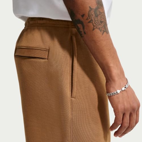 Image of Nike Men's Club Open Hem Brushed Fleece Pants