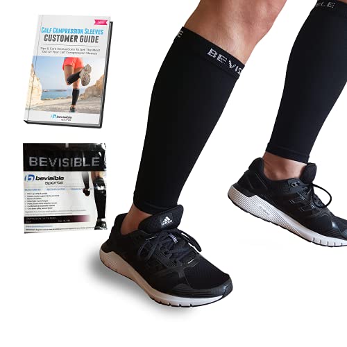 Exclusive Discount 70% Price  BeVisible Sports Calf Compression Sleeve - Leg Compression Socks For Men and Women  Calf Sleeves for Shin Splints Running Cycling Travel Nursing Maternity Varicose Veins Calf Pain Relief & Recovery