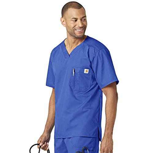 Image of Carhartt Ripstop & Sub-Scrubs Scrubs for Men, Utility Scrub Tops