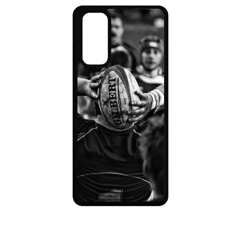 Générique Coque pour Galaxy s20 fe 5g - Rugby Noir et Blanc - Noir